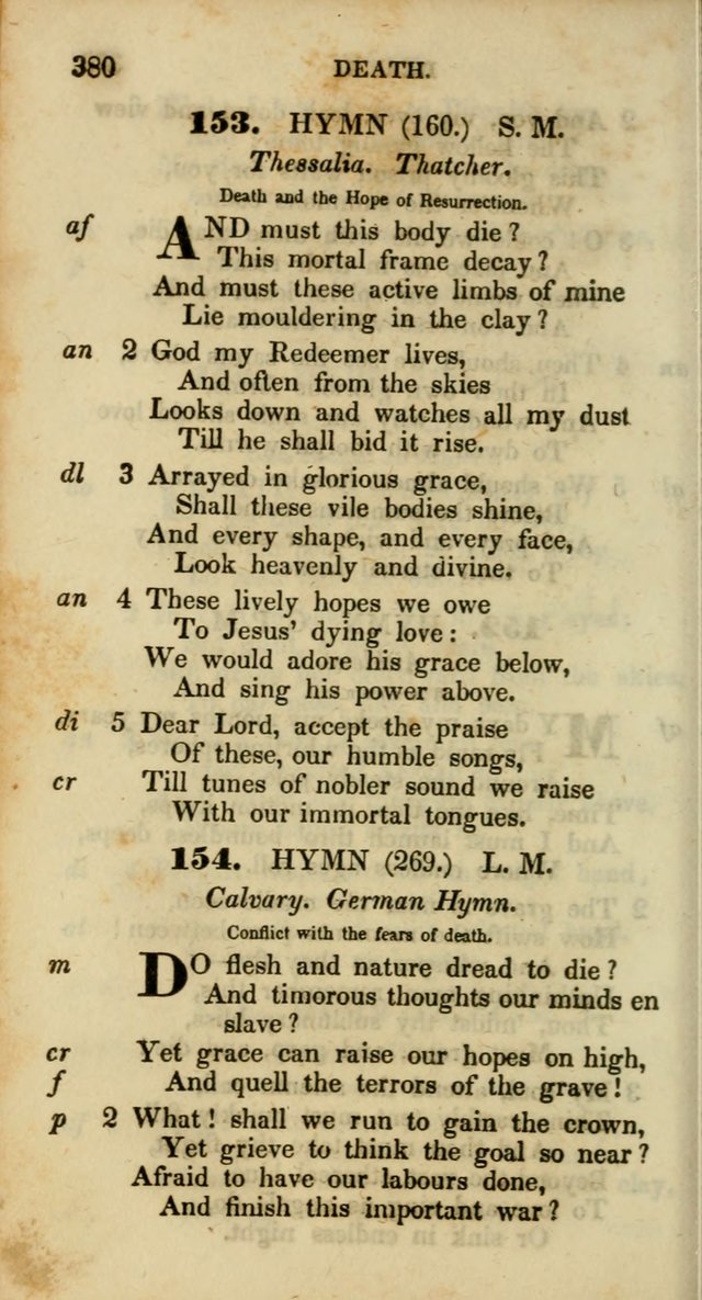 Psalms and Hymns, Adapted to Public Worship: and approved by the General Assembly of the Presbyterian Church in the United States of America: the latter being arranged according to subjects... page 380