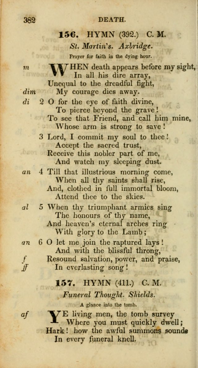 Psalms and Hymns, Adapted to Public Worship: and approved by the General Assembly of the Presbyterian Church in the United States of America: the latter being arranged according to subjects... page 382