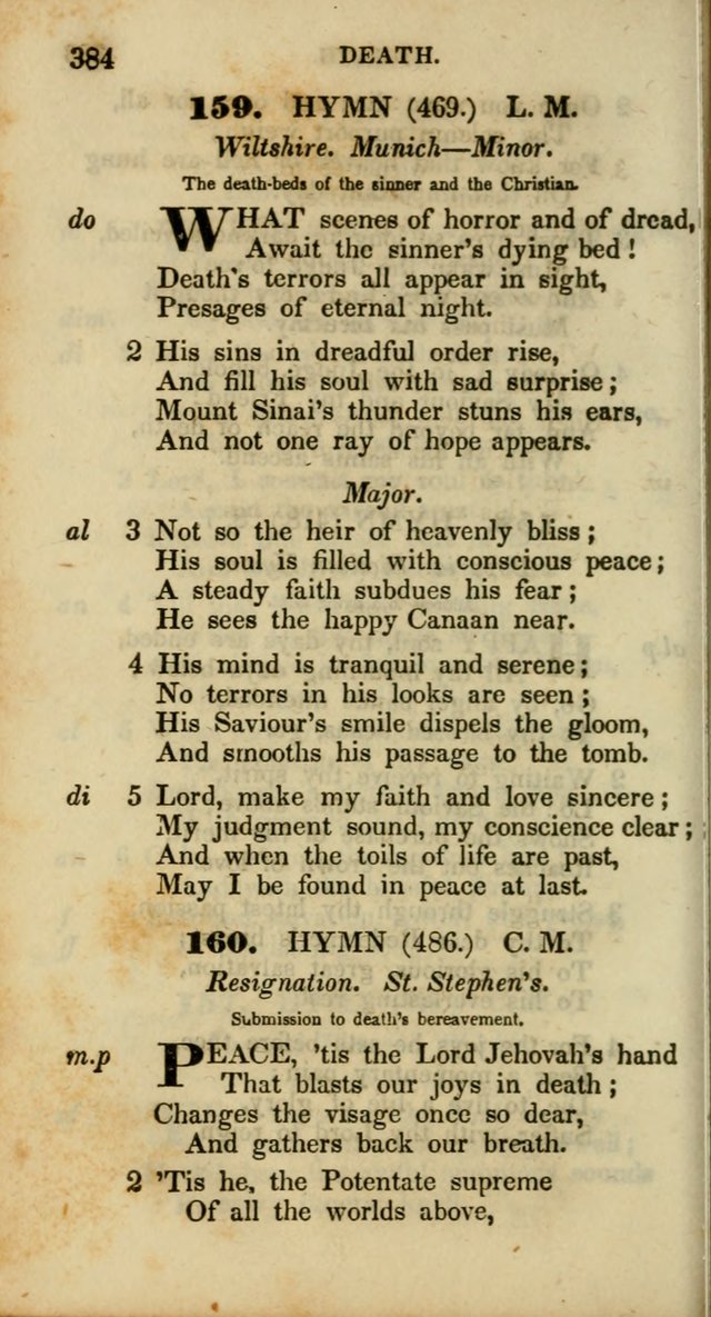 Psalms and Hymns, Adapted to Public Worship: and approved by the General Assembly of the Presbyterian Church in the United States of America: the latter being arranged according to subjects... page 384