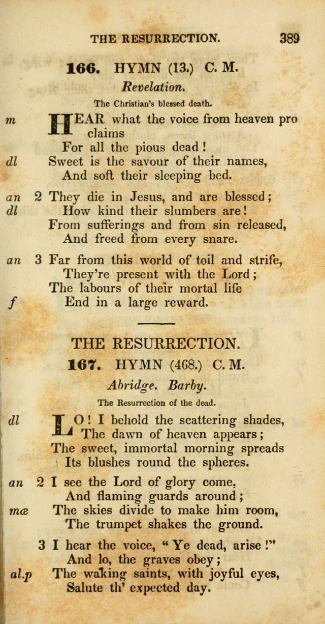 Psalms and Hymns, Adapted to Public Worship: and approved by the General Assembly of the Presbyterian Church in the United States of America: the latter being arranged according to subjects... page 389