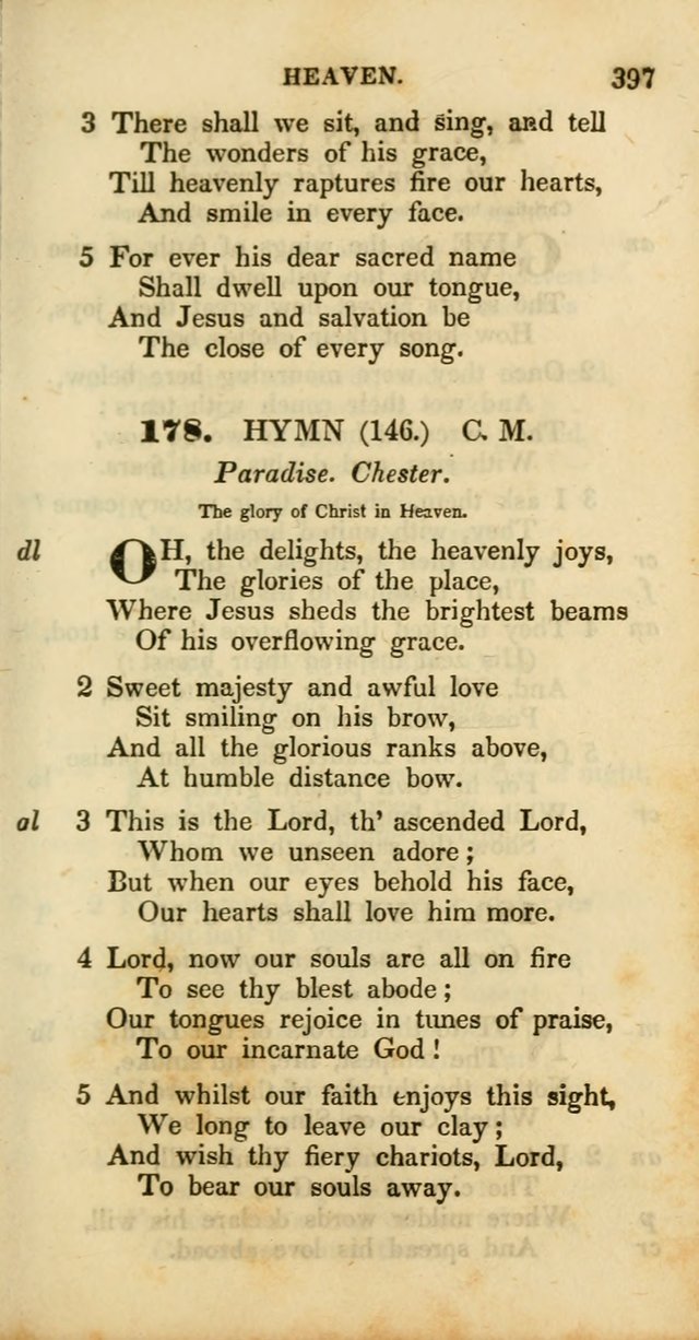 Psalms and Hymns, Adapted to Public Worship: and approved by the General Assembly of the Presbyterian Church in the United States of America: the latter being arranged according to subjects... page 397