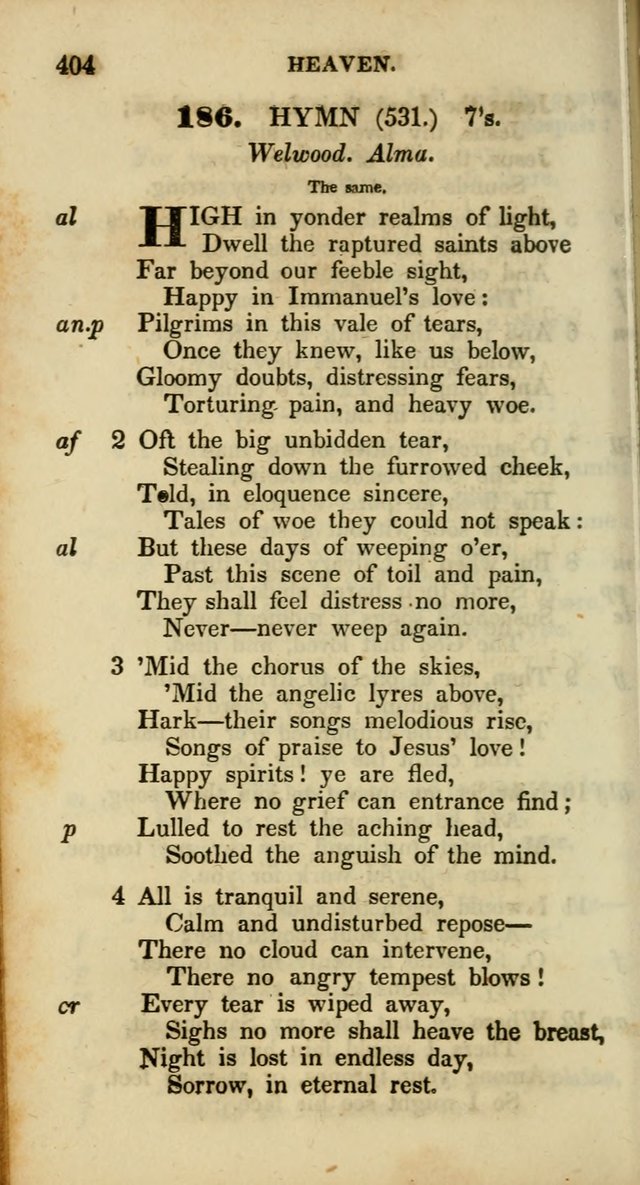 Psalms and Hymns, Adapted to Public Worship: and approved by the General Assembly of the Presbyterian Church in the United States of America: the latter being arranged according to subjects... page 404