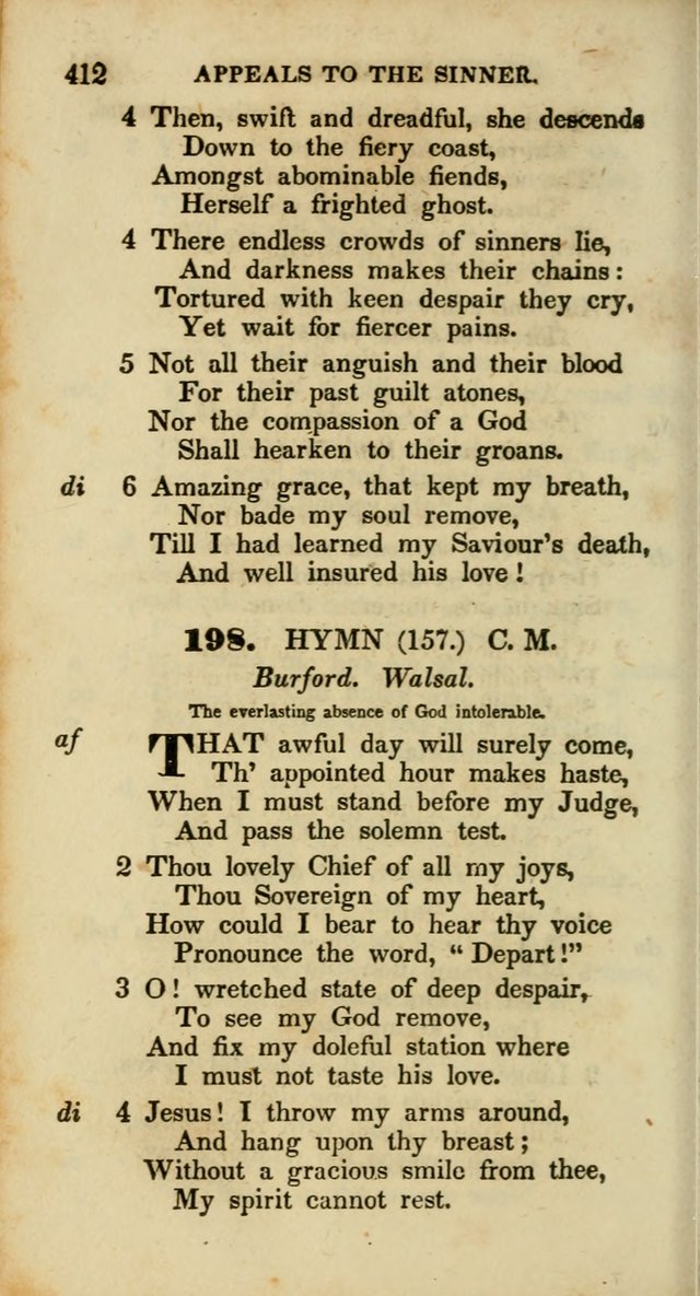 Psalms and Hymns, Adapted to Public Worship: and approved by the General Assembly of the Presbyterian Church in the United States of America: the latter being arranged according to subjects... page 412