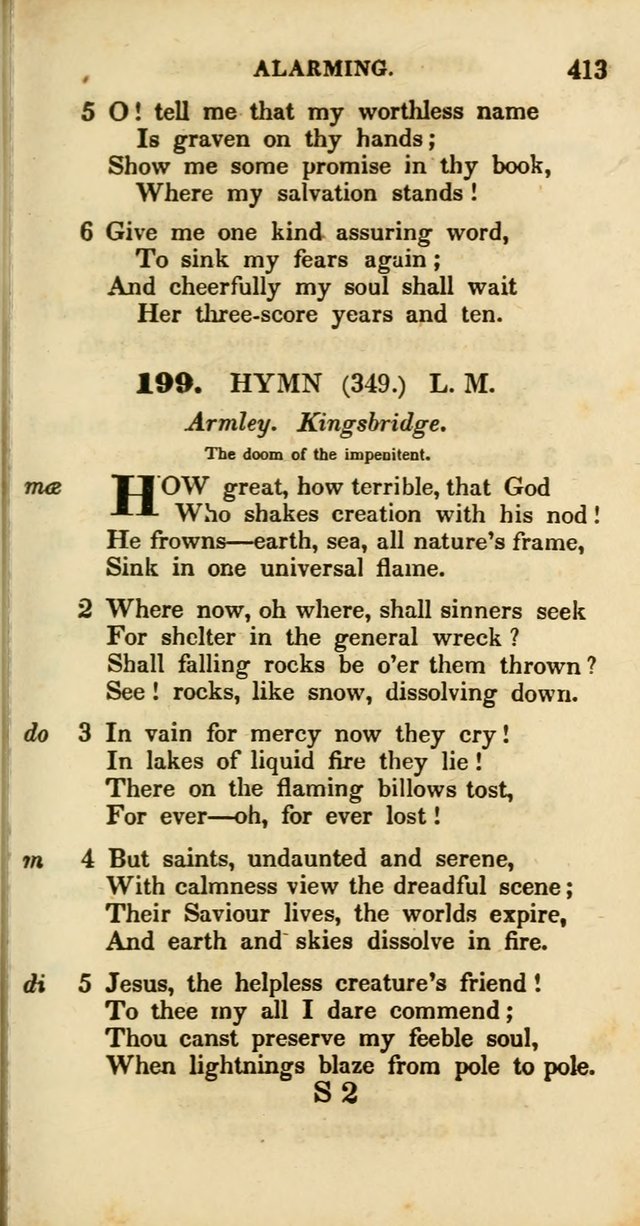 Psalms and Hymns, Adapted to Public Worship: and approved by the General Assembly of the Presbyterian Church in the United States of America: the latter being arranged according to subjects... page 413