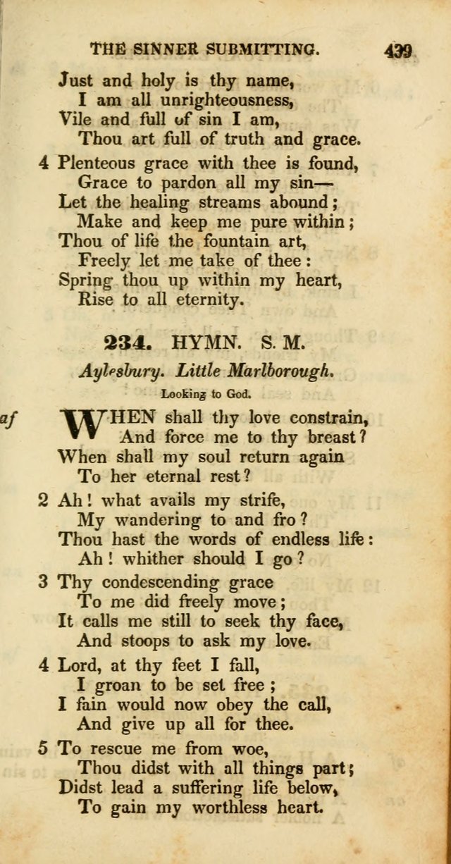 Psalms and Hymns, Adapted to Public Worship: and approved by the General Assembly of the Presbyterian Church in the United States of America: the latter being arranged according to subjects... page 439