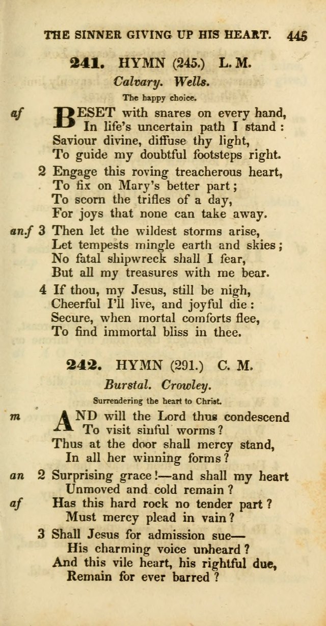 Psalms and Hymns, Adapted to Public Worship: and approved by the General Assembly of the Presbyterian Church in the United States of America: the latter being arranged according to subjects... page 447