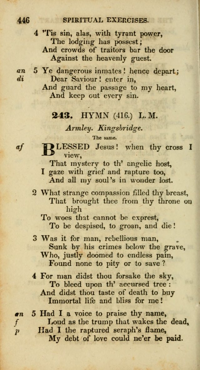 Psalms and Hymns, Adapted to Public Worship: and approved by the General Assembly of the Presbyterian Church in the United States of America: the latter being arranged according to subjects... page 448