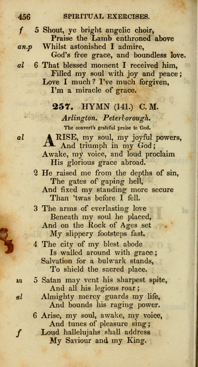 Psalms and Hymns, Adapted to Public Worship: and approved by the General Assembly of the Presbyterian Church in the United States of America: the latter being arranged according to subjects... page 458