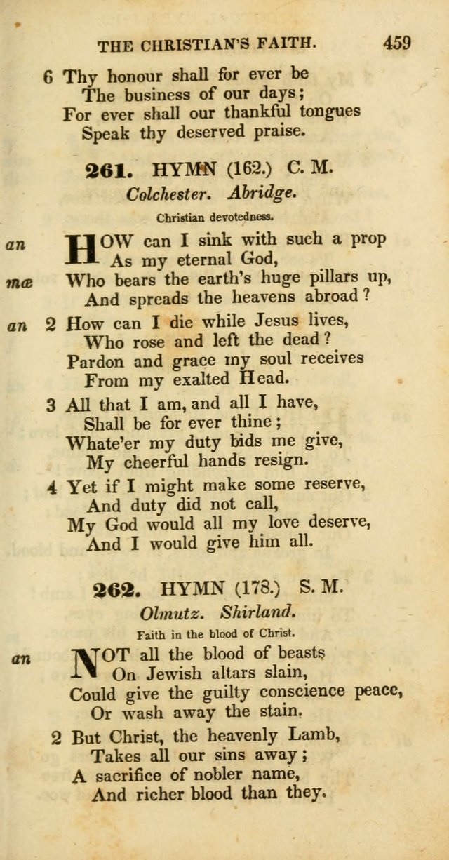 Psalms and Hymns, Adapted to Public Worship: and approved by the General Assembly of the Presbyterian Church in the United States of America: the latter being arranged according to subjects... page 461