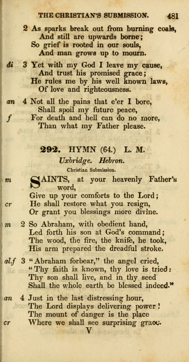 Psalms and Hymns, Adapted to Public Worship: and approved by the General Assembly of the Presbyterian Church in the United States of America: the latter being arranged according to subjects... page 483