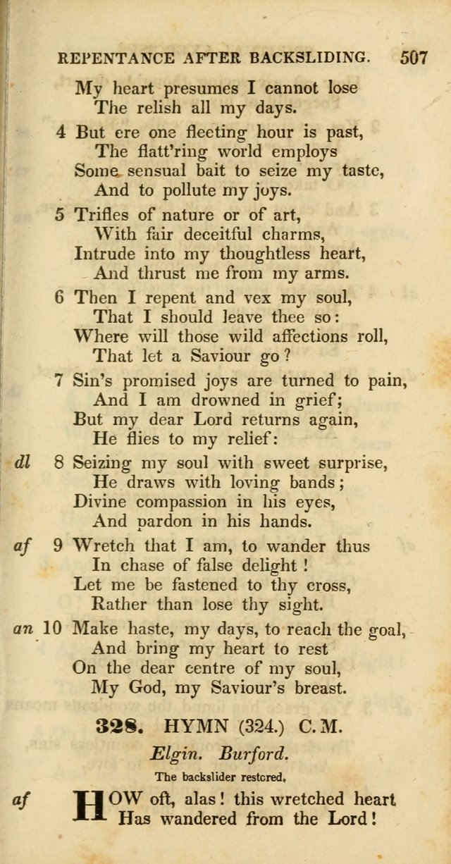 Psalms and Hymns, Adapted to Public Worship: and approved by the General Assembly of the Presbyterian Church in the United States of America: the latter being arranged according to subjects... page 509