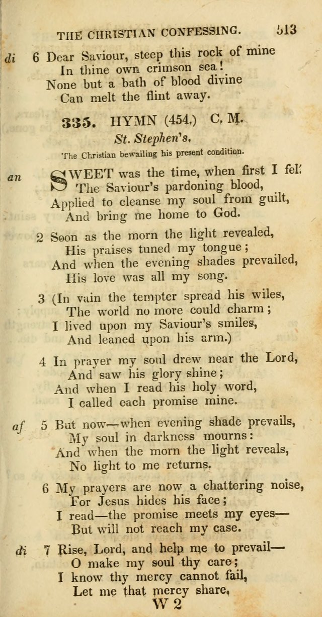 Psalms and Hymns, Adapted to Public Worship: and approved by the General Assembly of the Presbyterian Church in the United States of America: the latter being arranged according to subjects... page 515