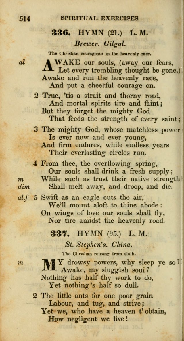 Psalms and Hymns, Adapted to Public Worship: and approved by the General Assembly of the Presbyterian Church in the United States of America: the latter being arranged according to subjects... page 516
