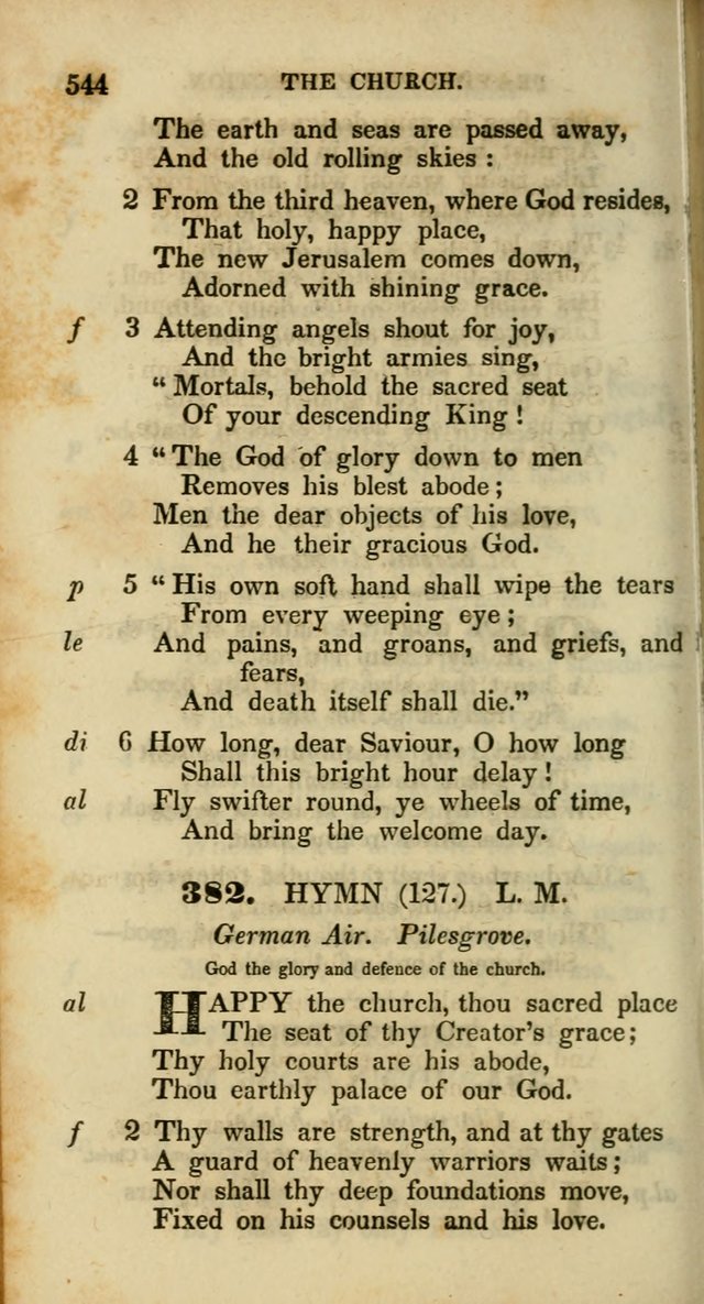 Psalms and Hymns, Adapted to Public Worship: and approved by the General Assembly of the Presbyterian Church in the United States of America: the latter being arranged according to subjects... page 546