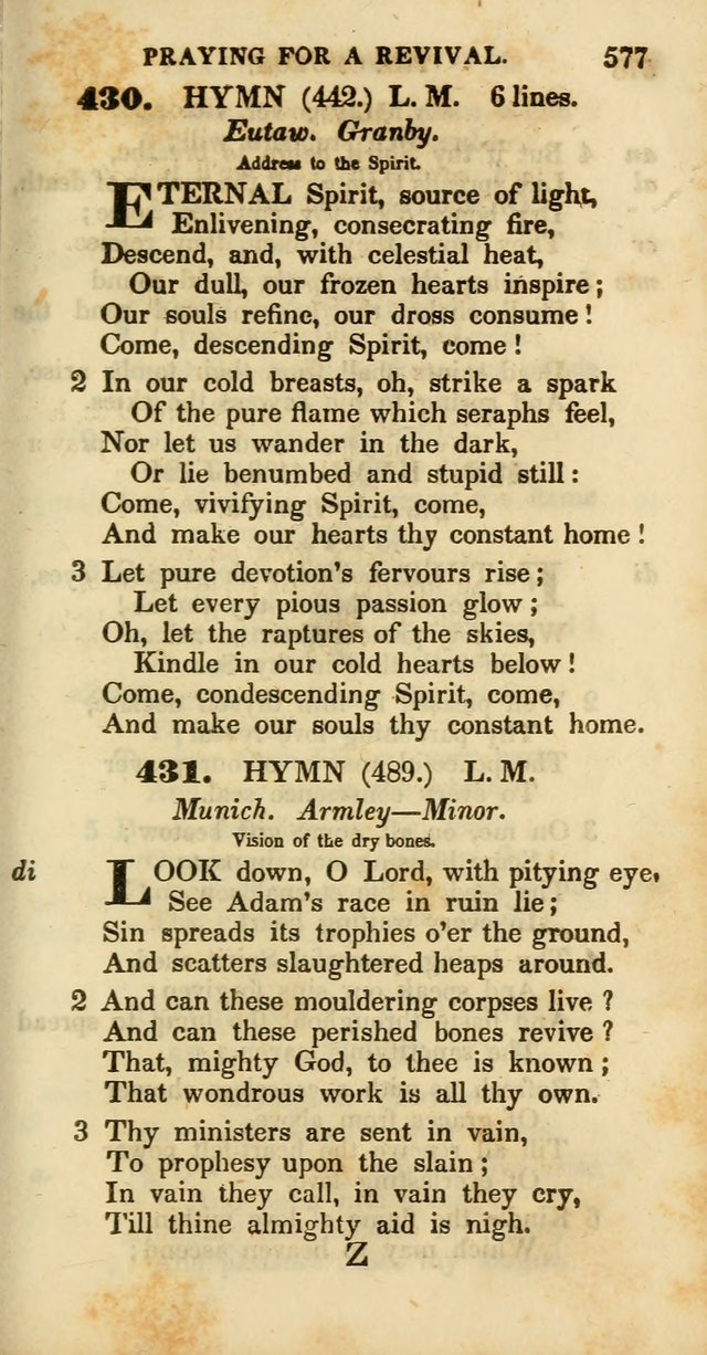 Psalms and Hymns, Adapted to Public Worship: and approved by the General Assembly of the Presbyterian Church in the United States of America: the latter being arranged according to subjects... page 579