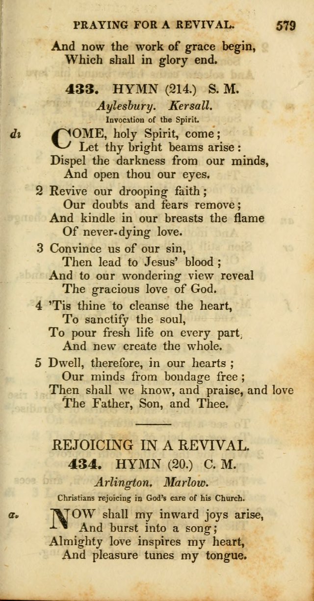 Psalms and Hymns, Adapted to Public Worship: and approved by the General Assembly of the Presbyterian Church in the United States of America: the latter being arranged according to subjects... page 581