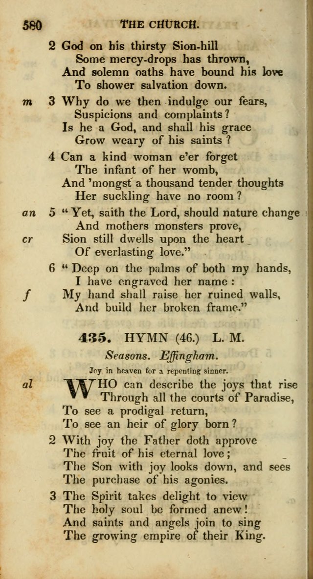 Psalms and Hymns, Adapted to Public Worship: and approved by the General Assembly of the Presbyterian Church in the United States of America: the latter being arranged according to subjects... page 582