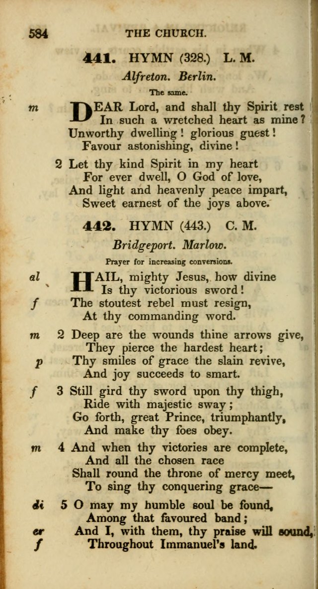 Psalms and Hymns, Adapted to Public Worship: and approved by the General Assembly of the Presbyterian Church in the United States of America: the latter being arranged according to subjects... page 586