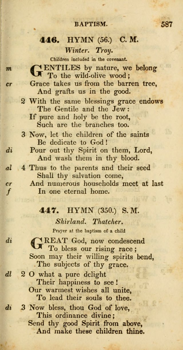 Psalms and Hymns, Adapted to Public Worship: and approved by the General Assembly of the Presbyterian Church in the United States of America: the latter being arranged according to subjects... page 589