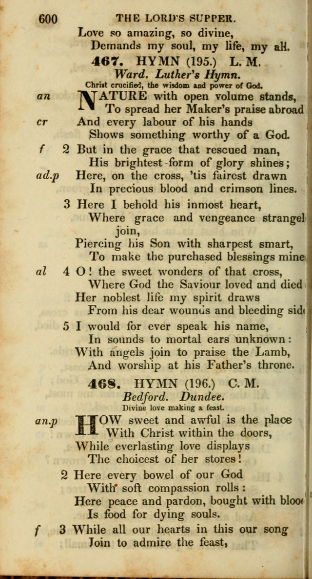 Psalms and Hymns, Adapted to Public Worship: and approved by the General Assembly of the Presbyterian Church in the United States of America: the latter being arranged according to subjects... page 602