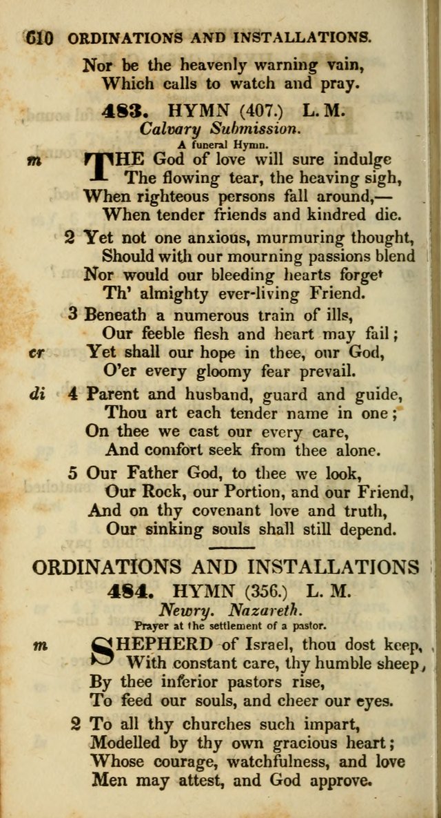 Psalms and Hymns, Adapted to Public Worship: and approved by the General Assembly of the Presbyterian Church in the United States of America: the latter being arranged according to subjects... page 612