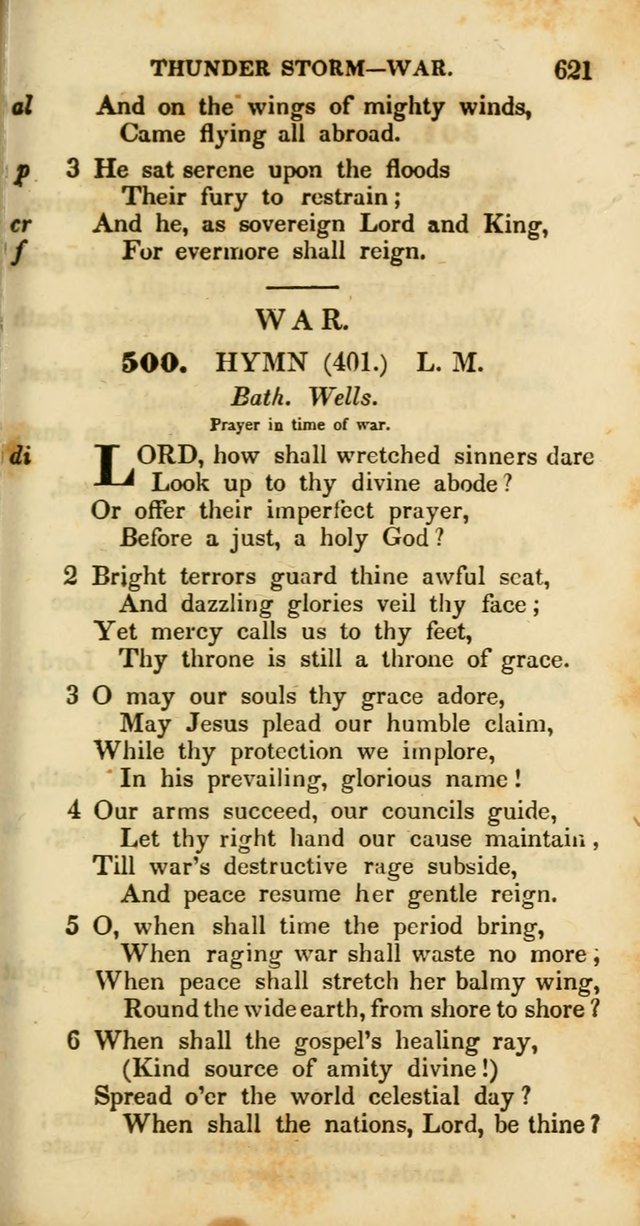 Psalms and Hymns, Adapted to Public Worship: and approved by the General Assembly of the Presbyterian Church in the United States of America: the latter being arranged according to subjects... page 623