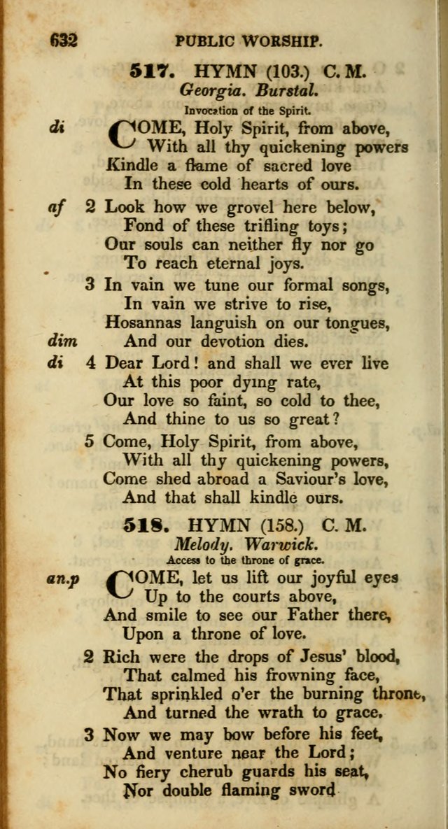 Psalms and Hymns, Adapted to Public Worship: and approved by the General Assembly of the Presbyterian Church in the United States of America: the latter being arranged according to subjects... page 634