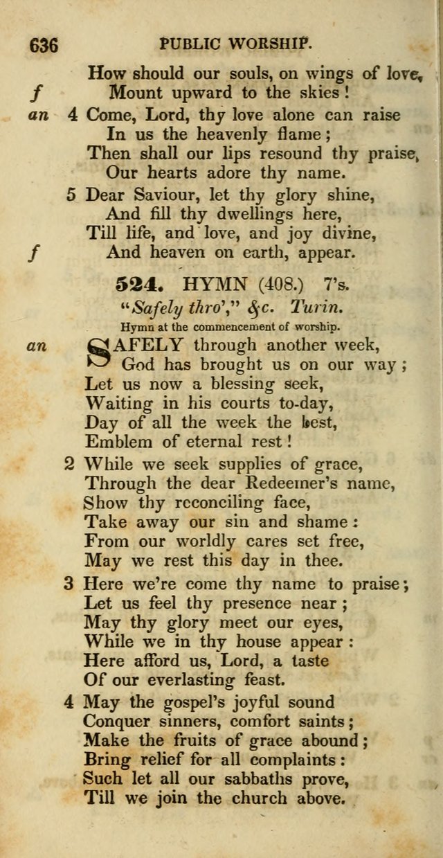 Psalms and Hymns, Adapted to Public Worship: and approved by the General Assembly of the Presbyterian Church in the United States of America: the latter being arranged according to subjects... page 638