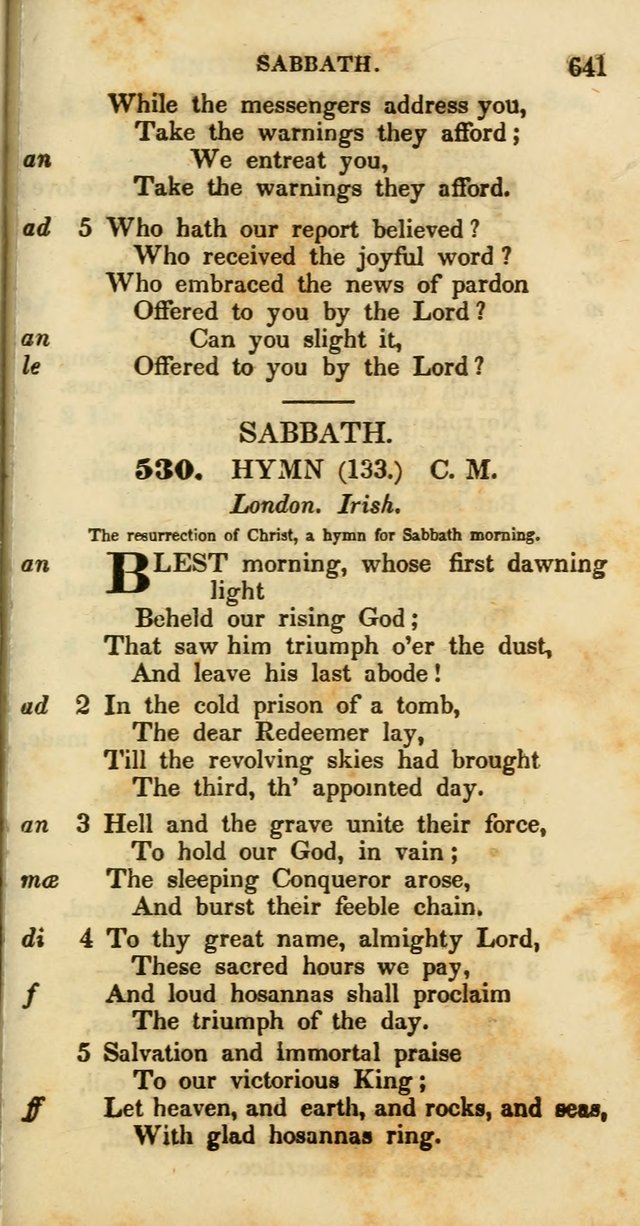 Psalms and Hymns, Adapted to Public Worship: and approved by the General Assembly of the Presbyterian Church in the United States of America: the latter being arranged according to subjects... page 645