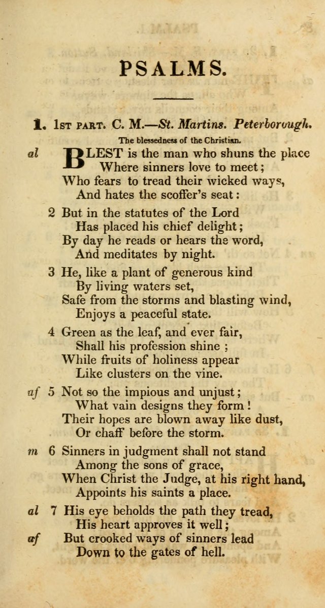 Psalms and Hymns, Adapted to Public Worship: and approved by the General Assembly of the Presbyterian Church in the United States of America: the latter being arranged according to subjects... page 7