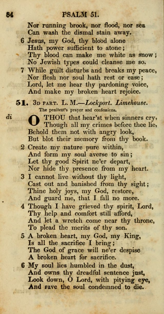 Psalms and Hymns, Adapted to Public Worship: and approved by the General Assembly of the Presbyterian Church in the United States of America: the latter being arranged according to subjects... page 84