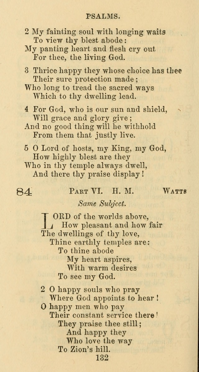 Psalms and Hymns: adapted to social, private and public worship in the Cumberland Presbyterian Chruch page 132