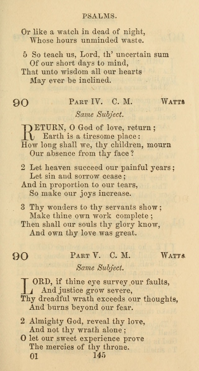 Psalms and Hymns: adapted to social, private and public worship in the Cumberland Presbyterian Chruch page 145