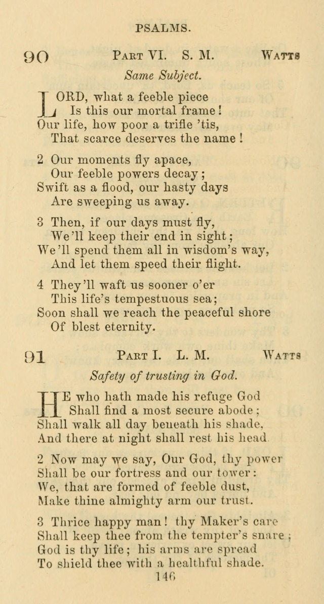 Psalms and Hymns: adapted to social, private and public worship in the Cumberland Presbyterian Chruch page 146