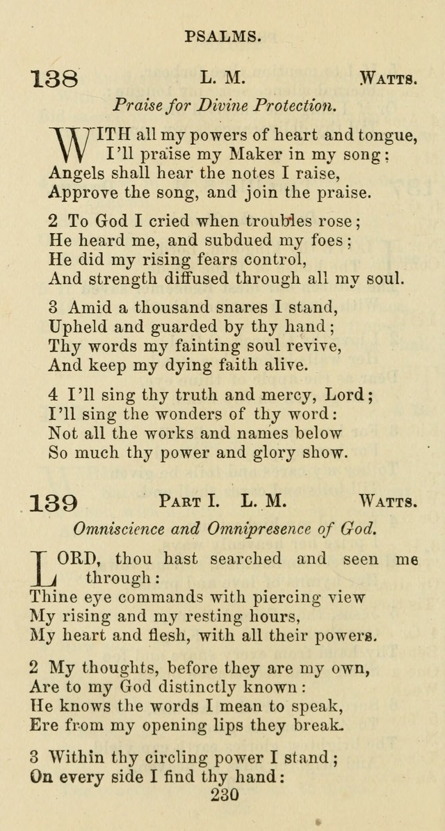 Psalms and Hymns: adapted to social, private and public worship in the Cumberland Presbyterian Chruch page 230