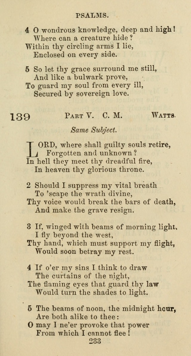 Psalms and Hymns: adapted to social, private and public worship in the Cumberland Presbyterian Chruch page 233