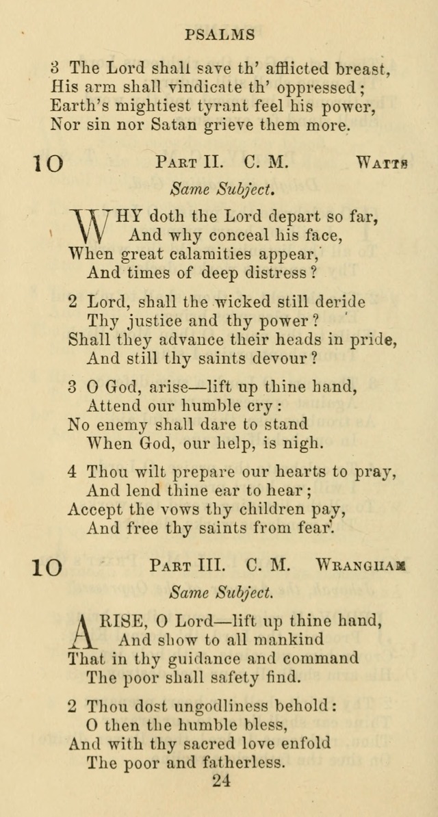 Psalms and Hymns: adapted to social, private and public worship in the Cumberland Presbyterian Chruch page 24