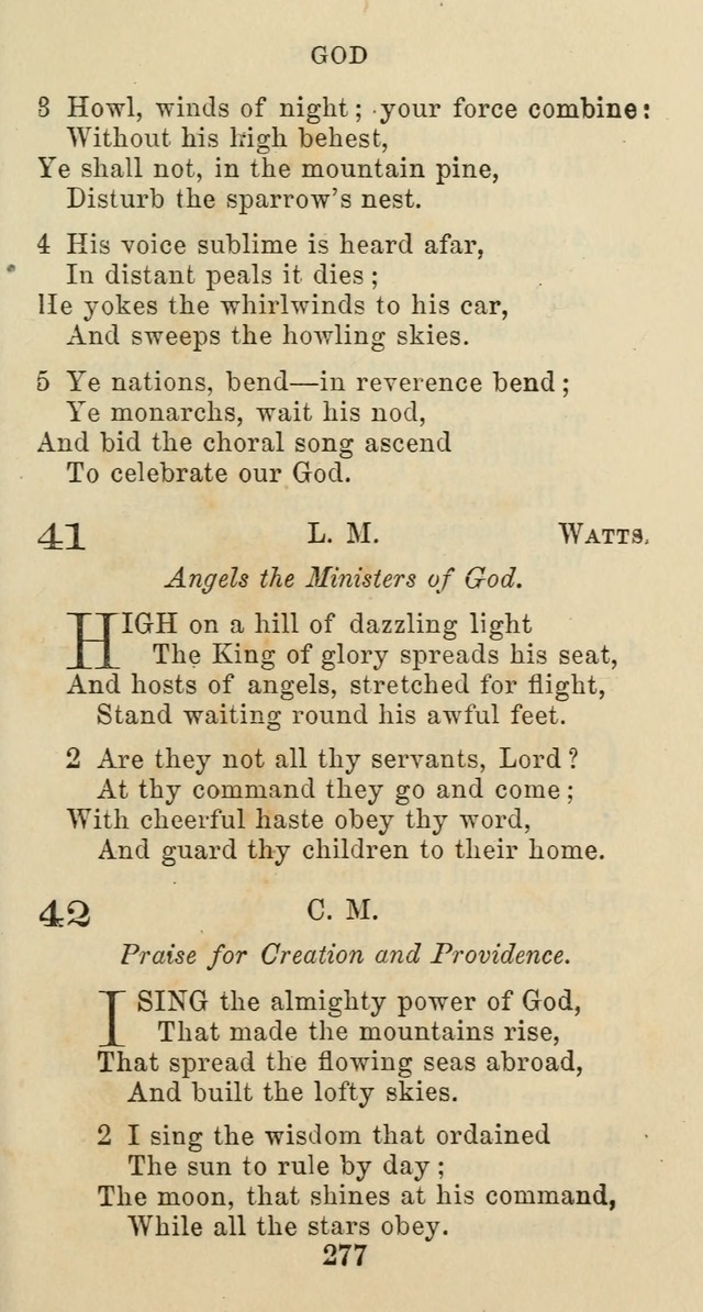 Psalms and Hymns: adapted to social, private and public worship in the Cumberland Presbyterian Chruch page 277