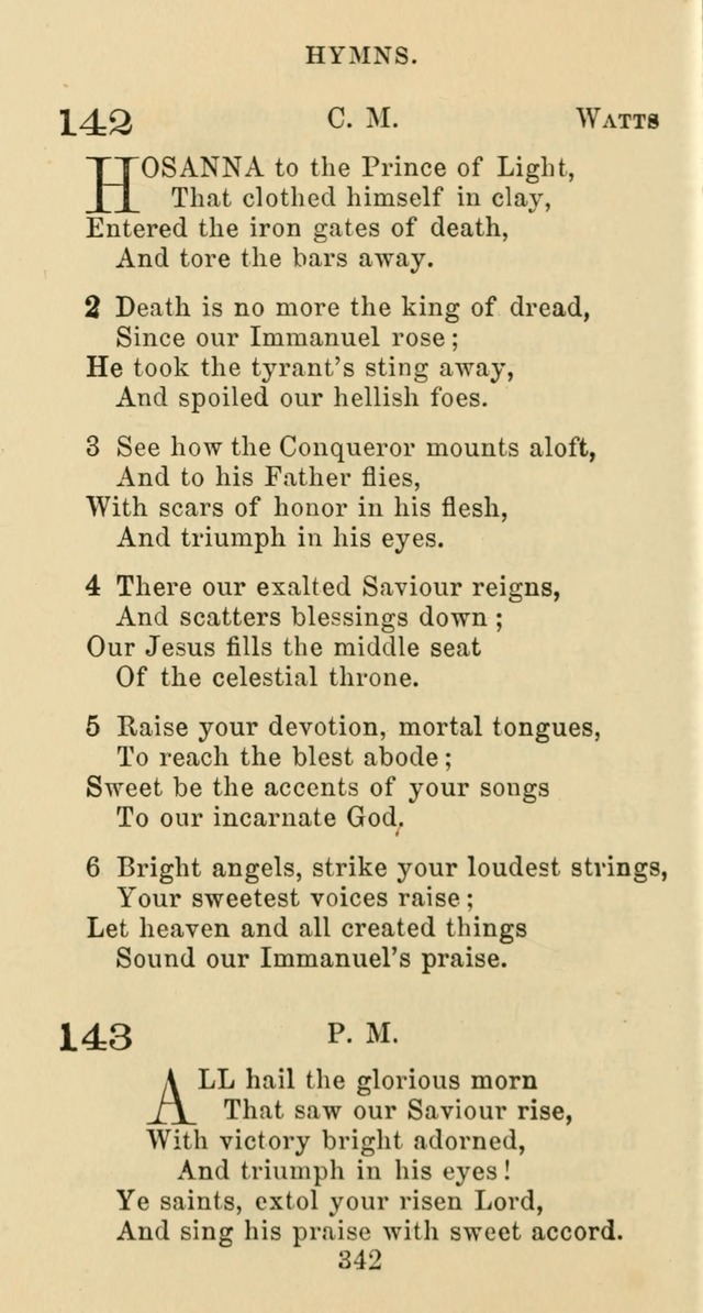 Psalms and Hymns: adapted to social, private and public worship in the Cumberland Presbyterian Chruch page 342