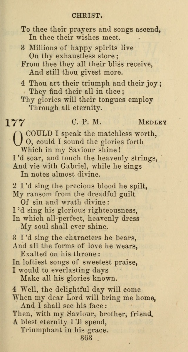 Psalms and Hymns: adapted to social, private and public worship in the Cumberland Presbyterian Chruch page 363