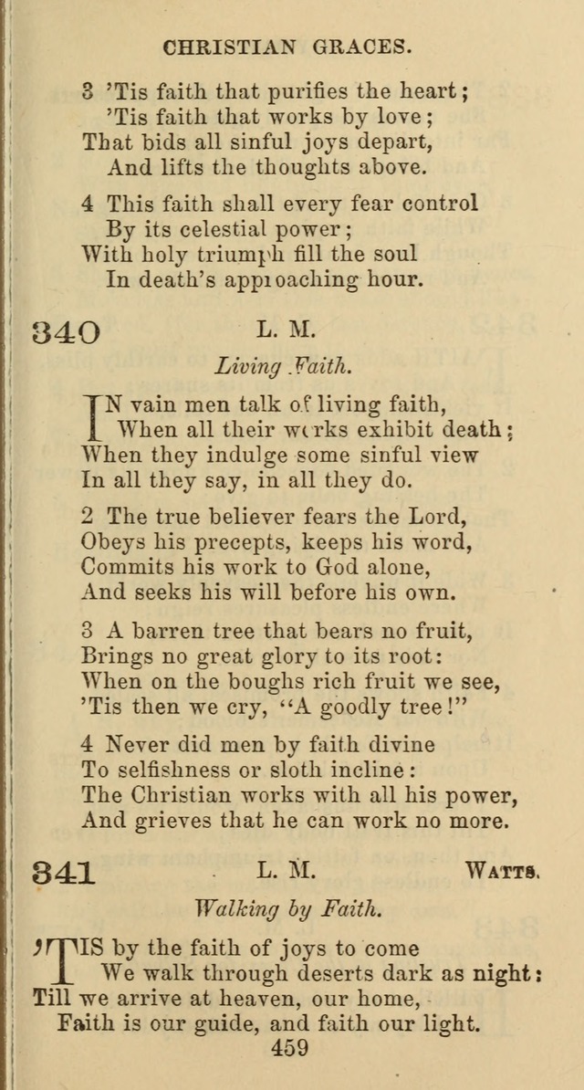 Psalms and Hymns: adapted to social, private and public worship in the Cumberland Presbyterian Chruch page 459