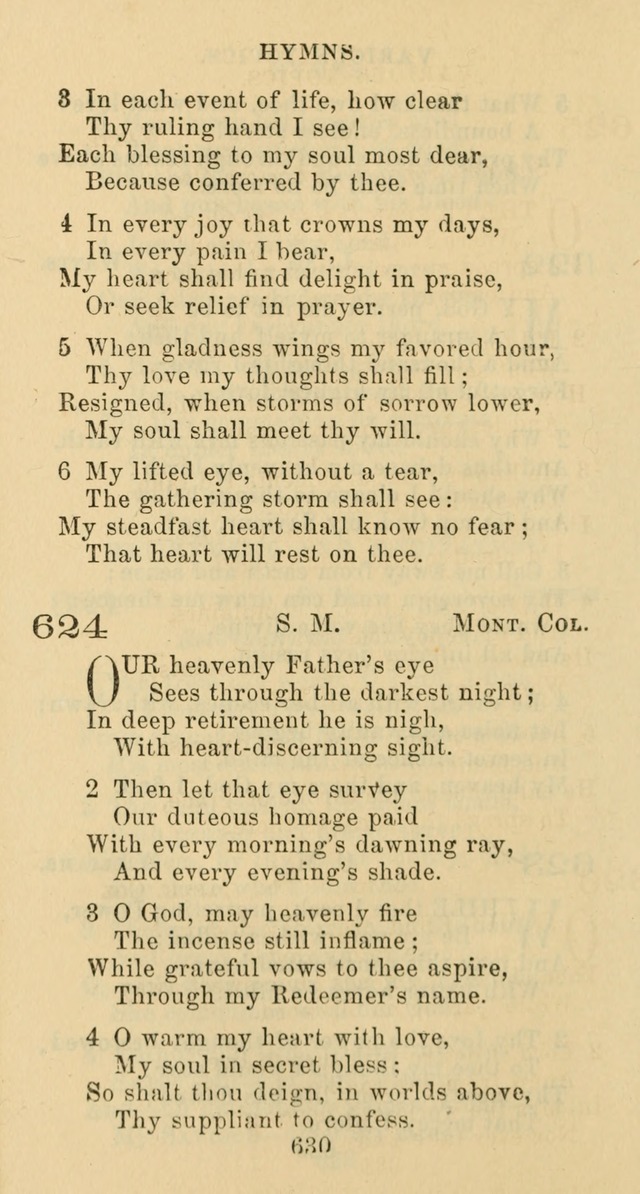 Psalms and Hymns: adapted to social, private and public worship in the Cumberland Presbyterian Chruch page 630