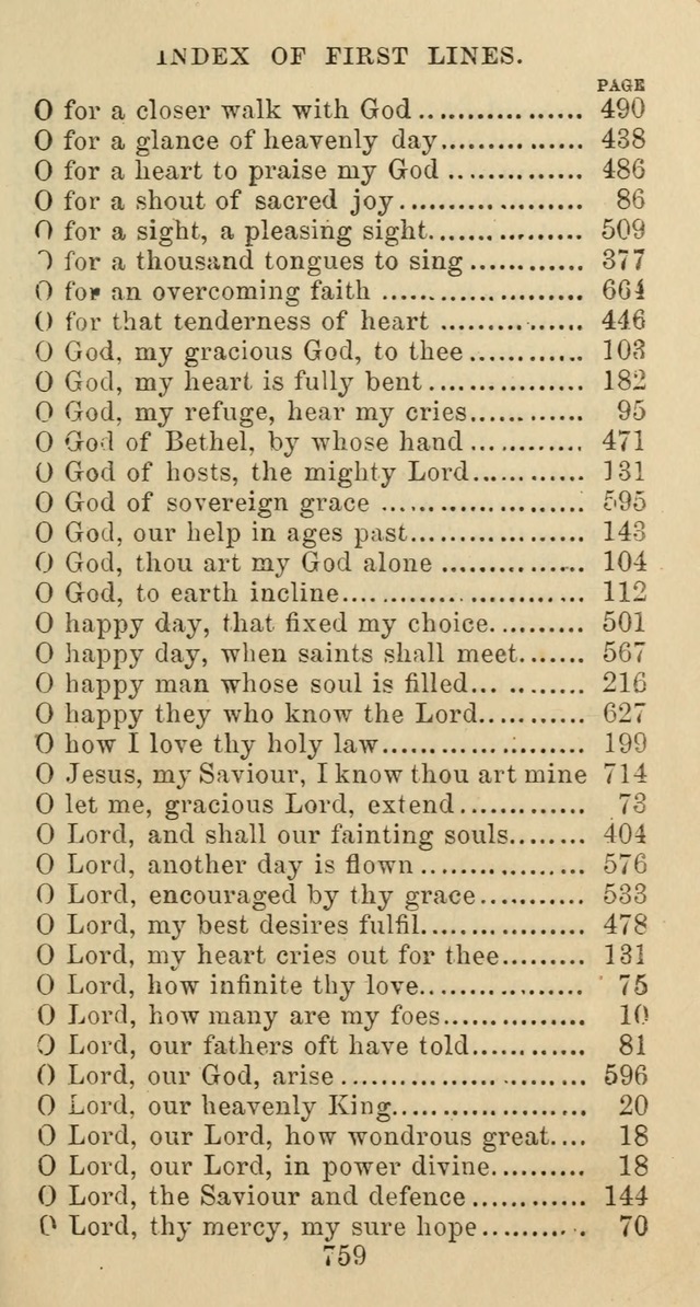 Psalms and Hymns: adapted to social, private and public worship in the Cumberland Presbyterian Chruch page 759