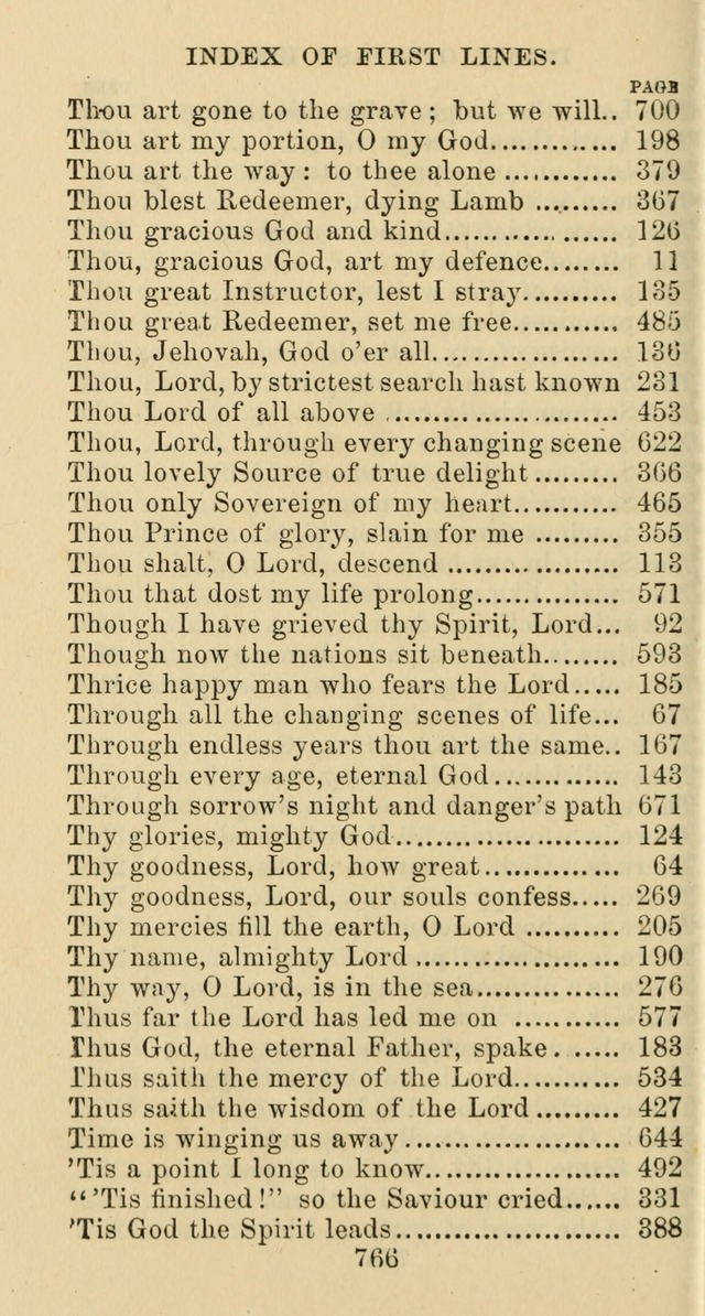 Psalms and Hymns: adapted to social, private and public worship in the Cumberland Presbyterian Chruch page 766