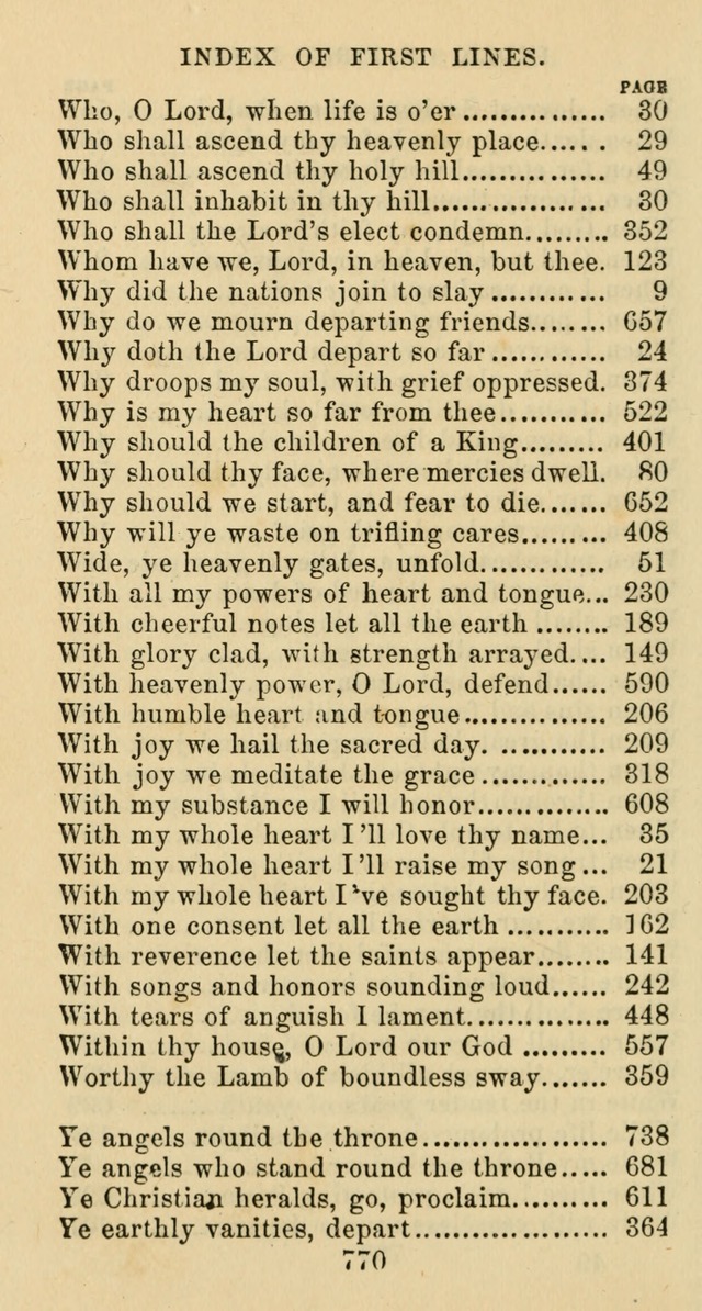 Psalms and Hymns: adapted to social, private and public worship in the Cumberland Presbyterian Chruch page 770