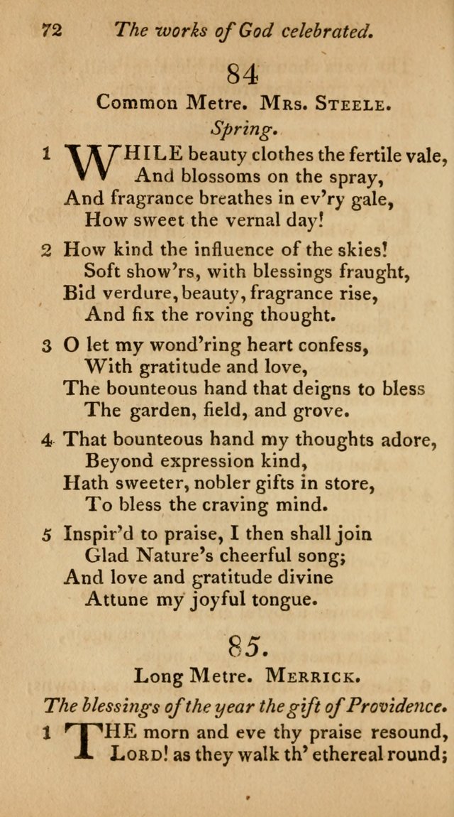 The Philadelphia Hymn Book; or, a selection of sacred poetry, consisting of psalms and hymns from Watts...and others, adapted to public and private devotion page 105