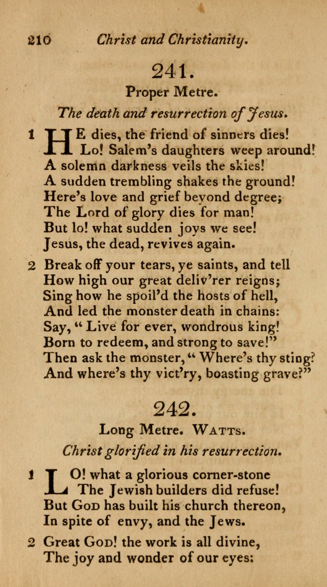 The Philadelphia Hymn Book; or, a selection of sacred poetry, consisting of psalms and hymns from Watts...and others, adapted to public and private devotion page 243