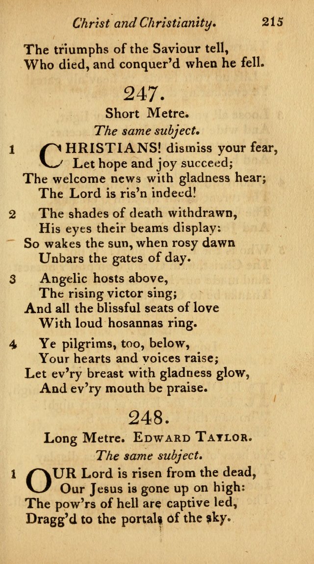 The Philadelphia Hymn Book; or, a selection of sacred poetry, consisting of psalms and hymns from Watts...and others, adapted to public and private devotion page 248