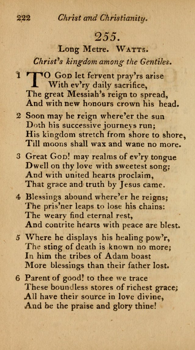 The Philadelphia Hymn Book; or, a selection of sacred poetry, consisting of psalms and hymns from Watts...and others, adapted to public and private devotion page 255