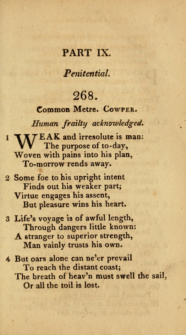 The Philadelphia Hymn Book; or, a selection of sacred poetry, consisting of psalms and hymns from Watts...and others, adapted to public and private devotion page 268